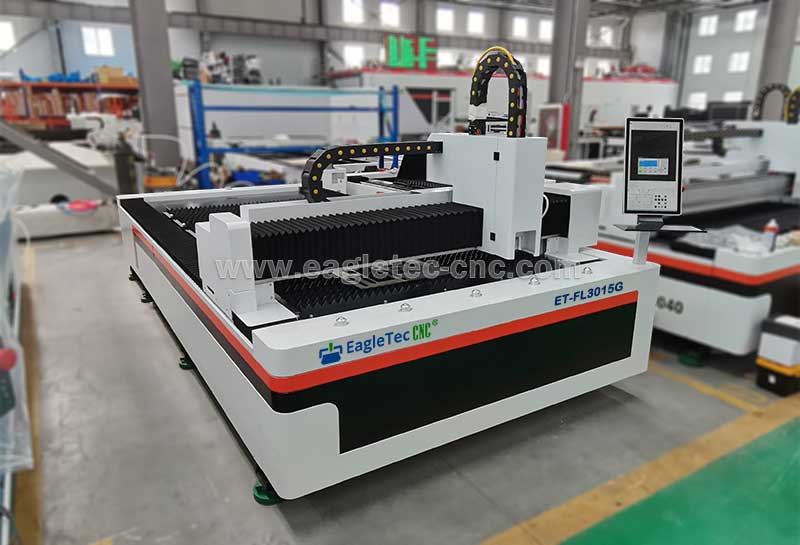 stainless steel laser cutting machine with fiber laser source