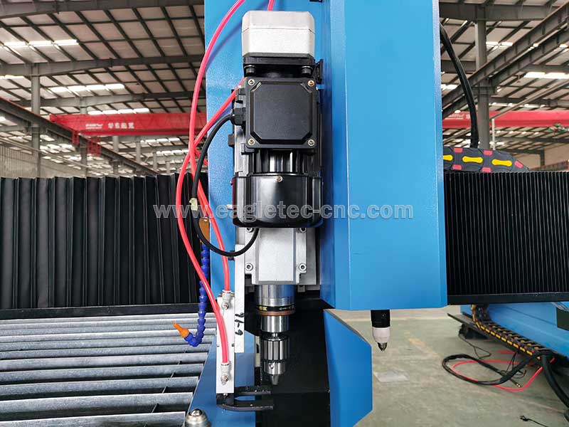 the drilling head of the cnc plasma cutting and drilling machine