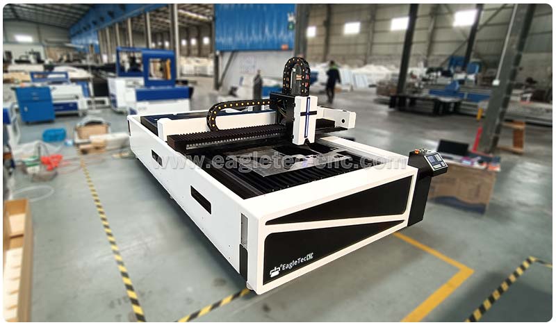 co2 and fiber laser combo cutting machine with dual head