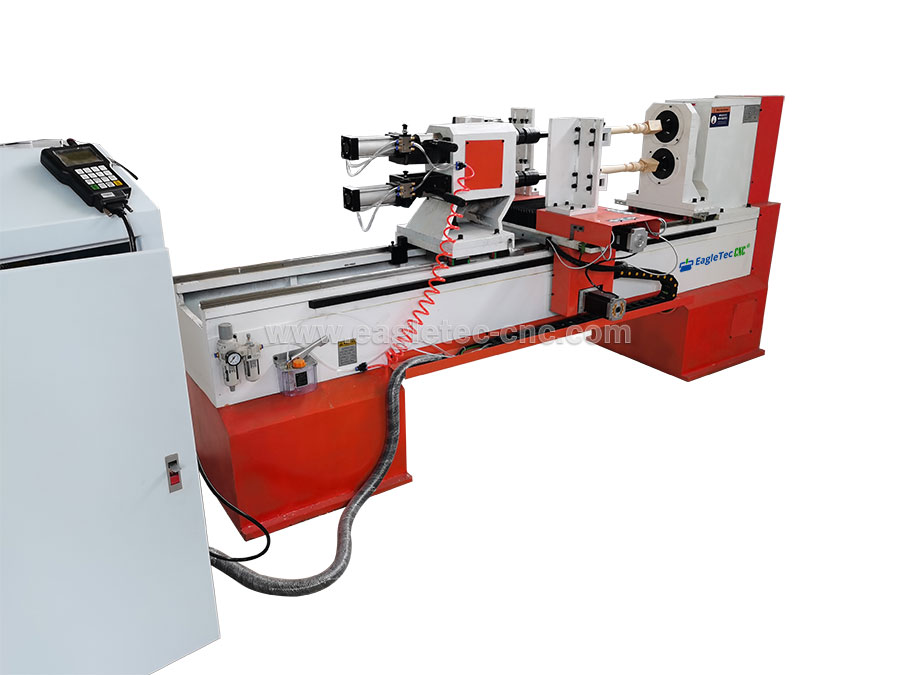 double axis cnc woodworking lathe