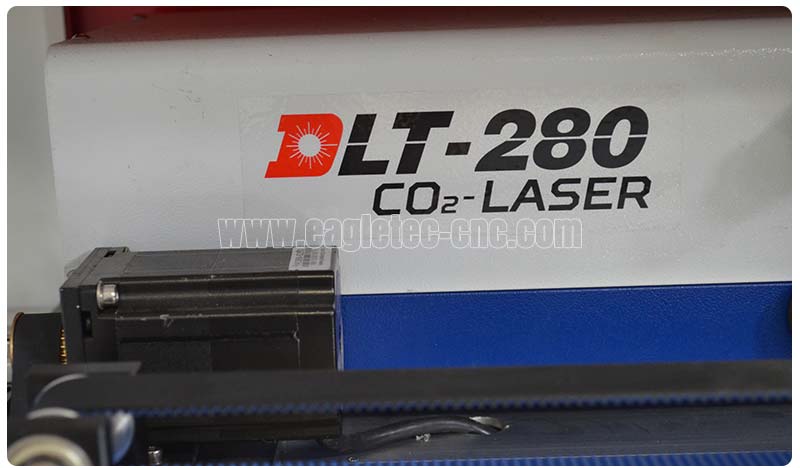 280w beam combined co2 laser tube on the laser cutting machine