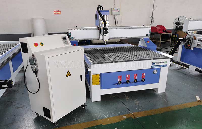 blue cnc router 1212 with independent control cabinet