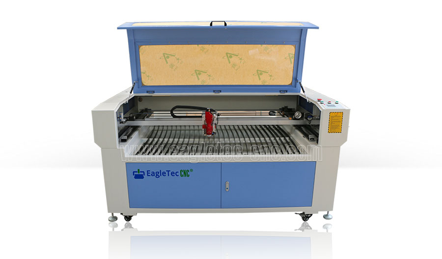 blue metal and nonmetal laser cutting machine with 260w laser tube