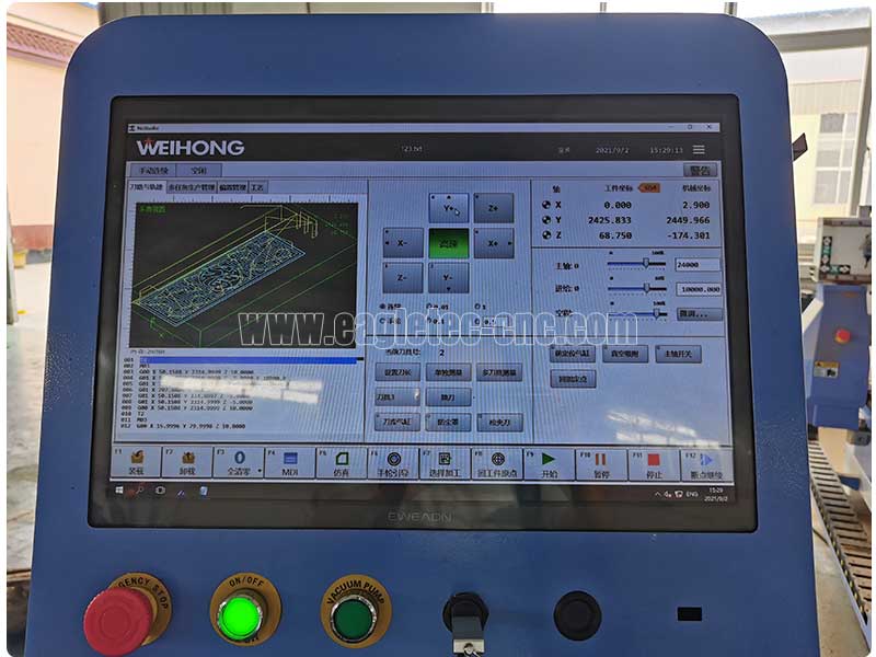 weihong nc60a cnc controller with NC studio software