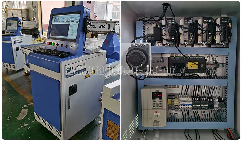atc router electric cabinet with interlock system
