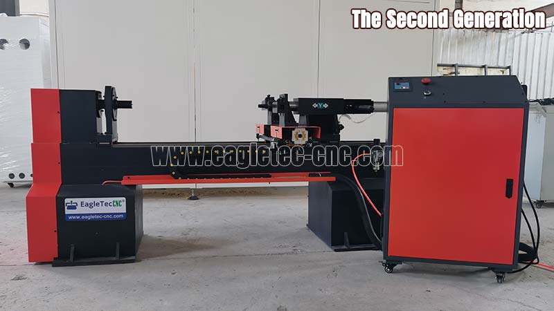 new generation small cnc wood lathe with good improvements