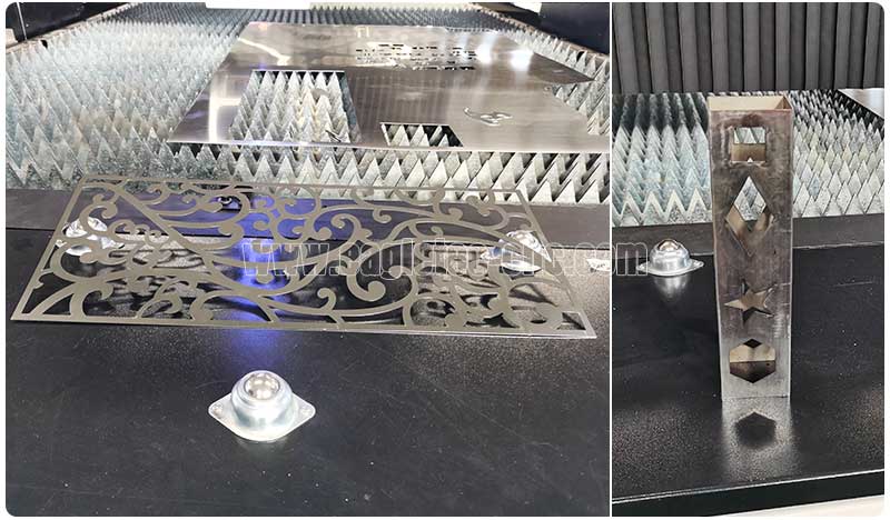 ss plate and tube cut projects by fiber laser