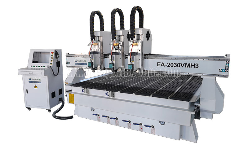 3 head cnc router machine for guitar fabrication