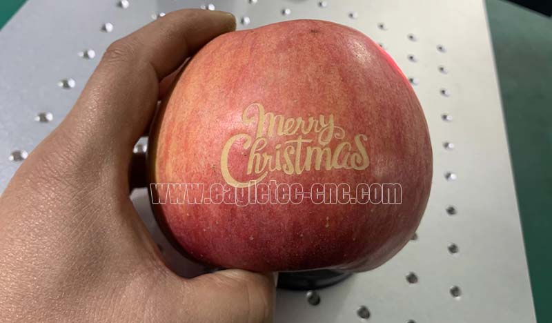 laser etching on an true apple