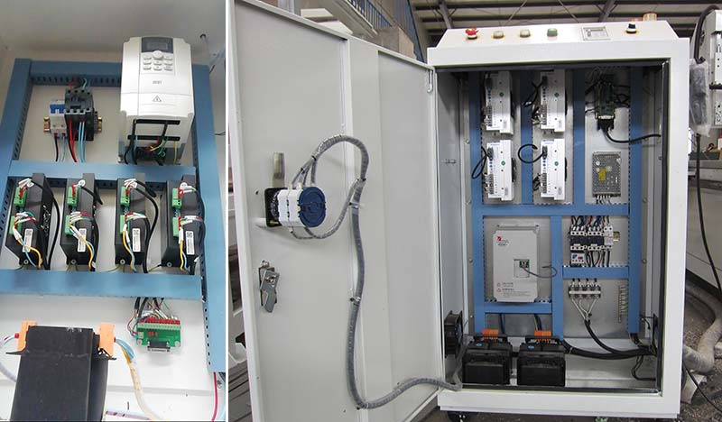 two electric control cabinet comparison