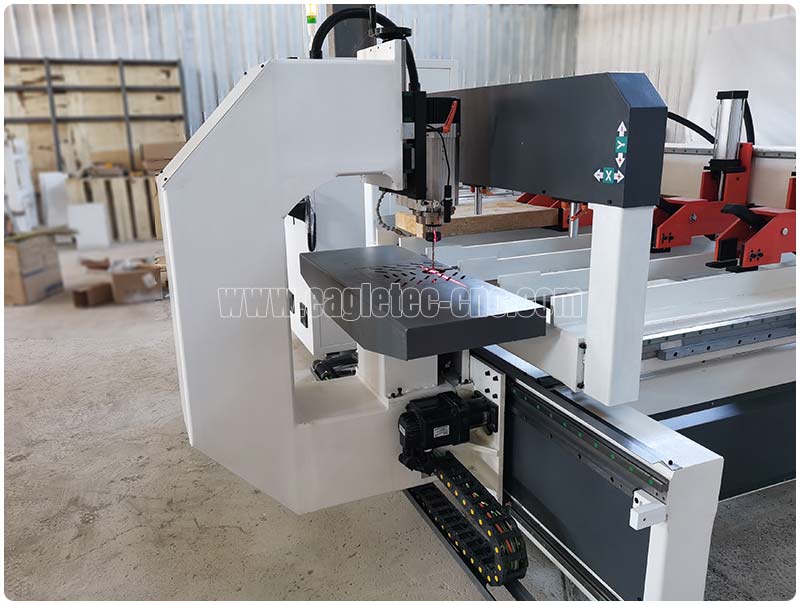 the X-axis construction of best cnc wood cutting machine for sale