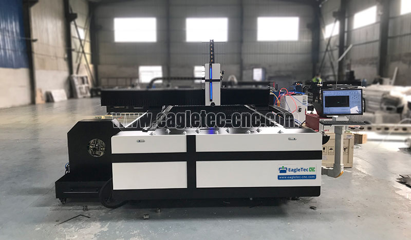 fiber laser cutting machine with tube cutter addon for sale