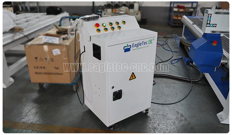 four head cnc router with independent electronic cabinet