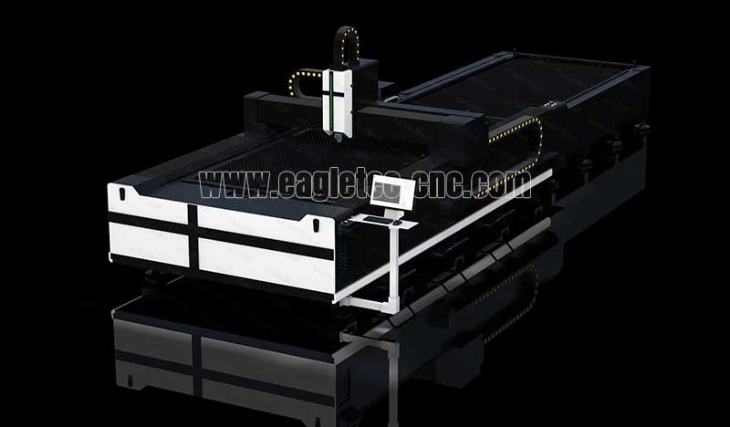 fiber laser cutter with exchange platform for sale