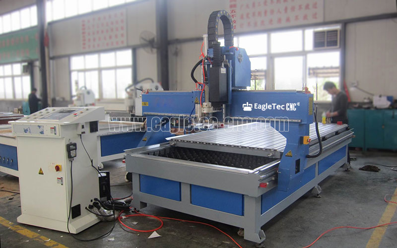 cnc plasma router combo machine ready in workshop