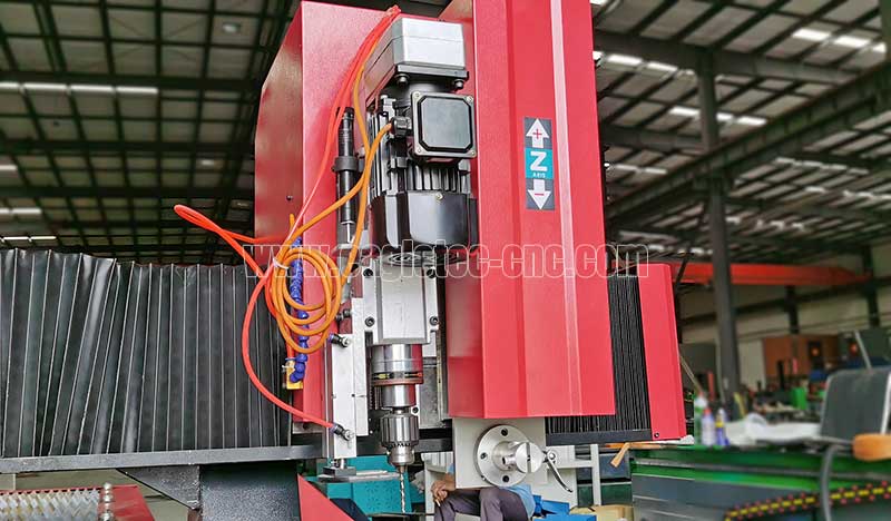 cnc plasma machine with drilling head