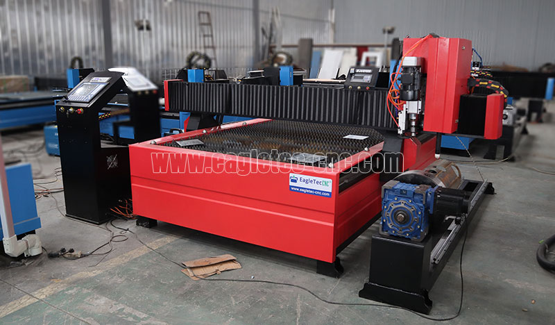 industrial cnc plasma table with robust welded base