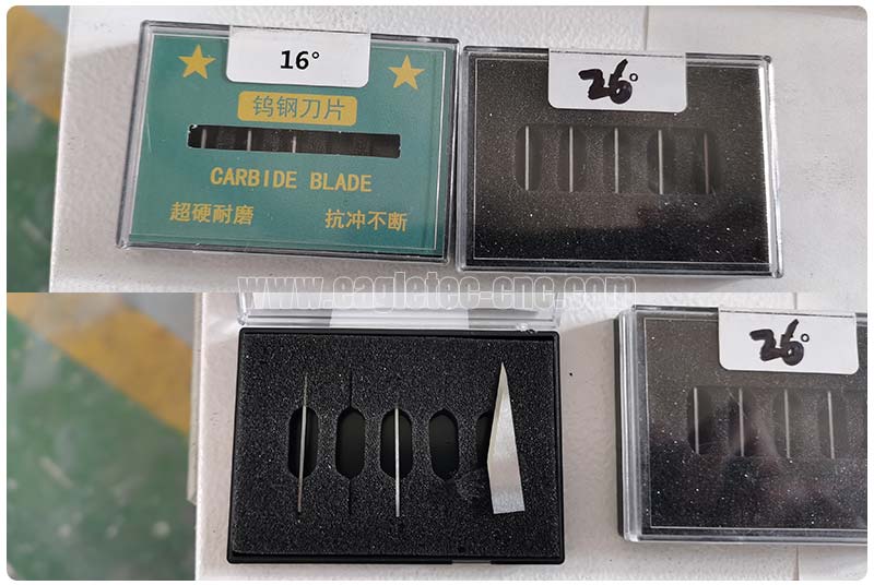 carbide blades for vibrating knife