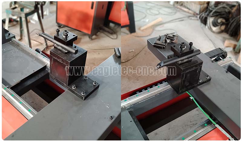 ordinary tool rest on mini cnc lathe for cups and plates