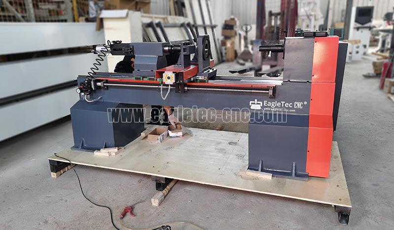 EagleTec mini cnc wood lathe EA-TL1020ST under delivery process