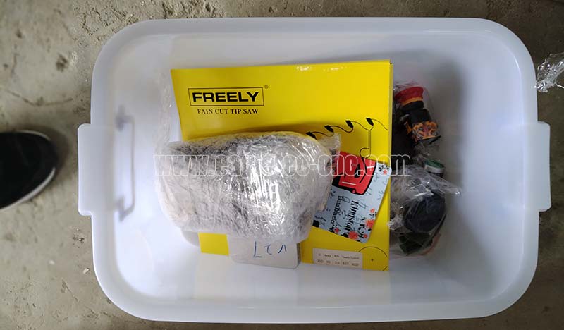 accompanying accessories for EagleTec CNC baseball bat lathe