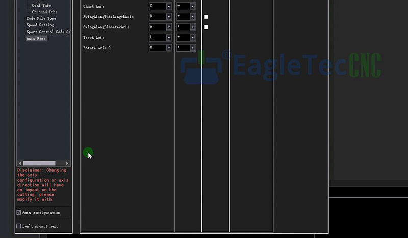 Set Axis Name Properly in TubeMaster step 06