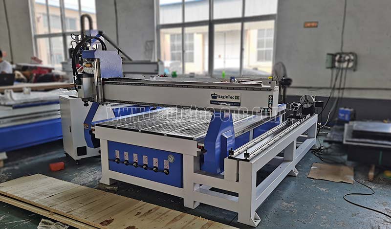 EagleTec CNC router with rotary axis EA-1325SVR