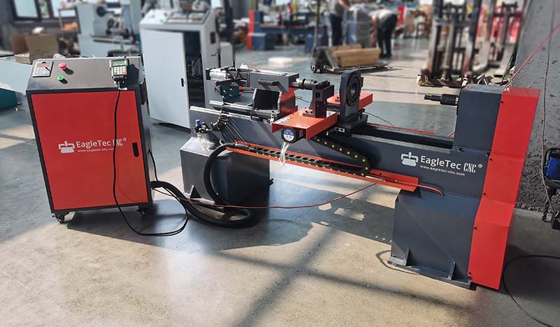 hobby cnc wood lathe with cast iron base