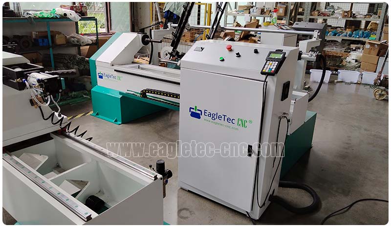 electronic box for auto feeding cnc wood lathe