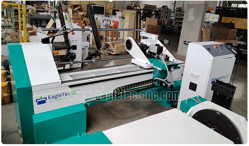 auto feeding cnc wood lathe from EagleTec CNC