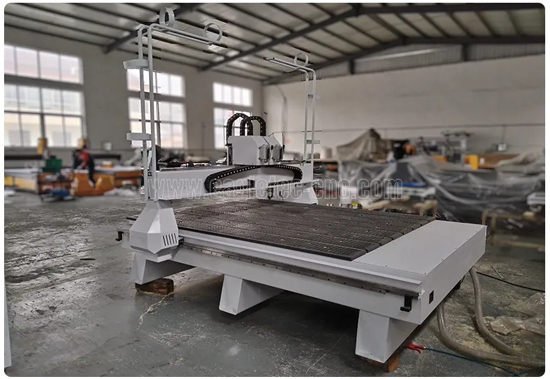 CNC machine for plywood cutting routing projects ready for shipment