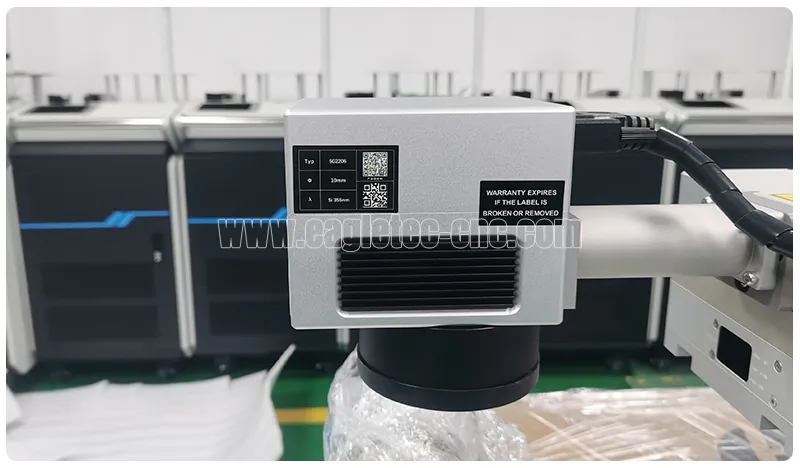 sino galvo sg2206 high speed marking head on uv laser machine