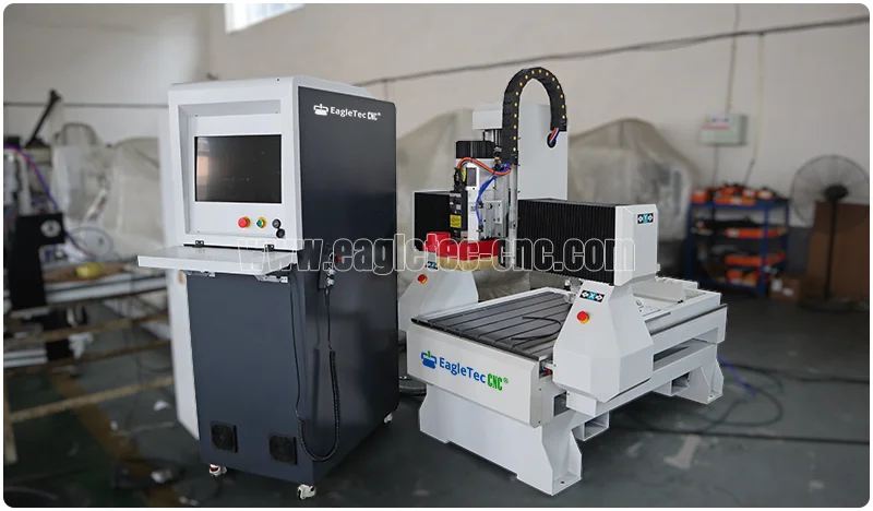small cnc router machine with automatic tool changer and individual cabinet