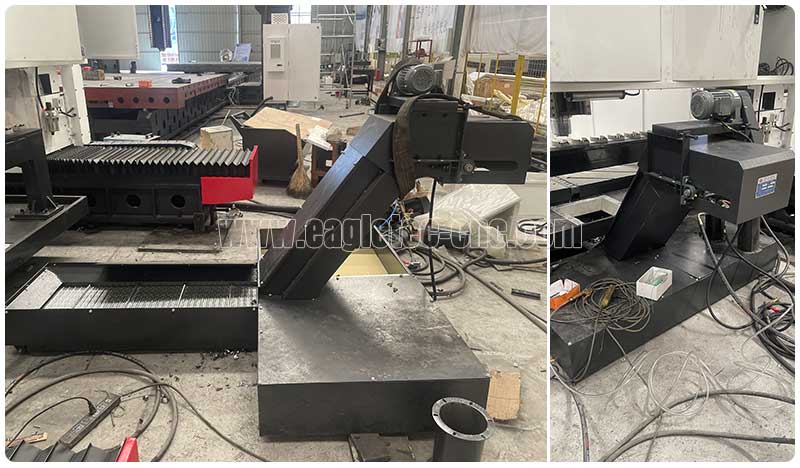 chip removing machine for cnc metal milling machines