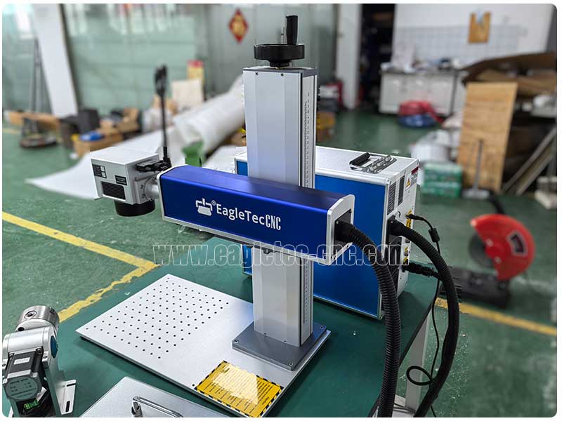 fiber laser engraving machine with open type table