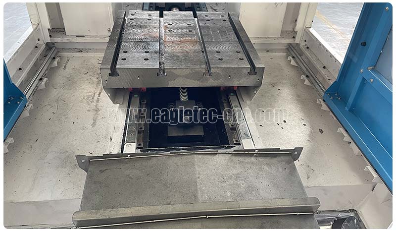 movable bed for gantry drilling machine
