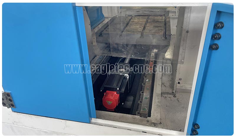 AC servo motor for working bed of the CNC Drill