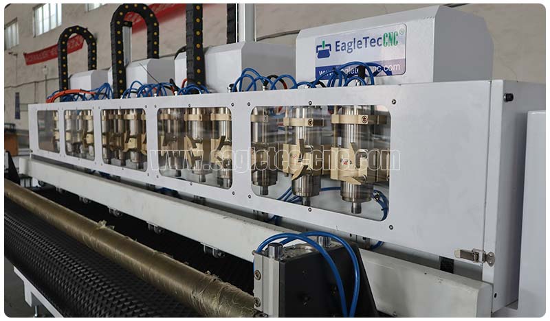 slatwall making machine with 14 spindles