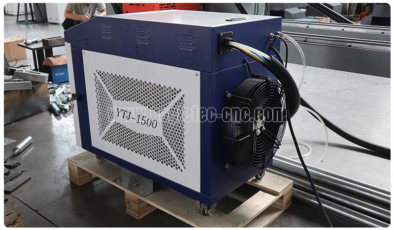 laser source and chiller integrated unit for portable cnc tube laser cutter