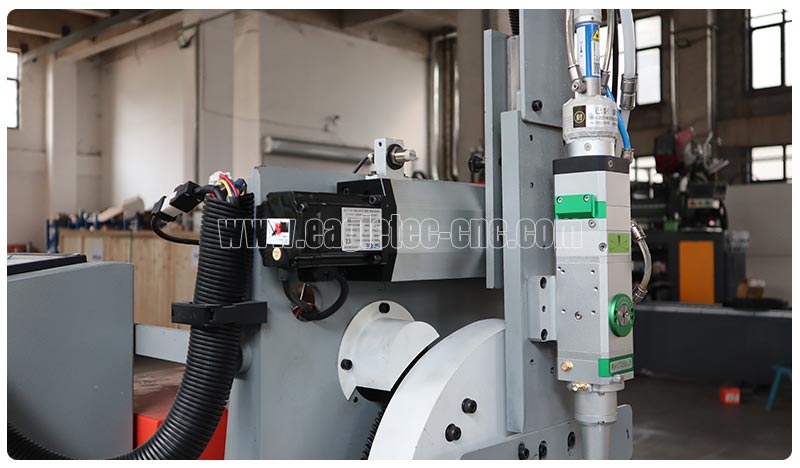 servo motor for cutting head motion