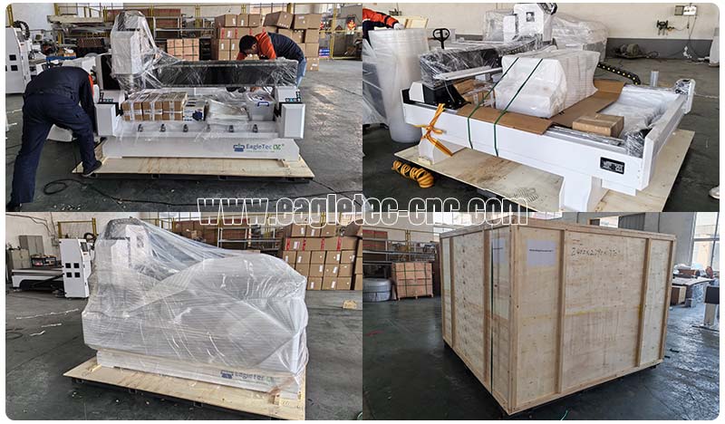 stone cnc engraving machine packaging workflow