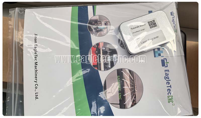 USB drive containing operation tutorials/training courses for co2 laser engraver for wood