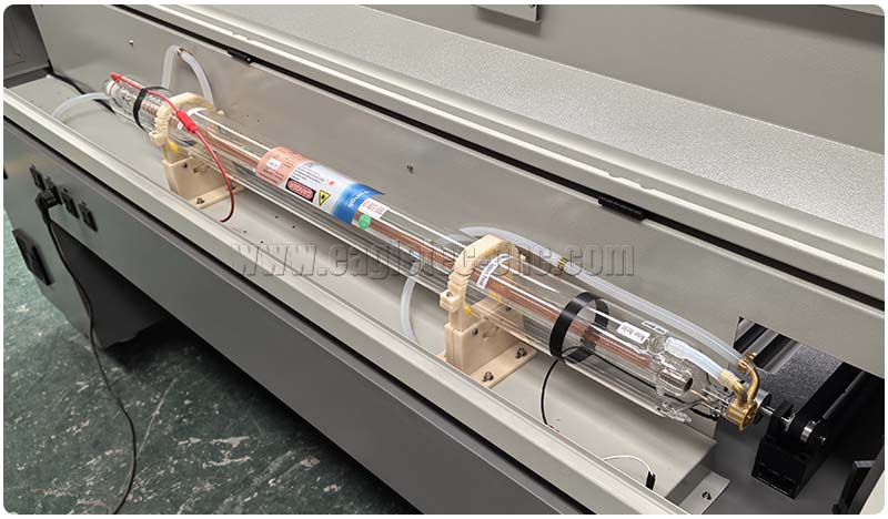 co2 glass laser tube on the laser engraving machine co2 glass laser tube on the laser engraving machine