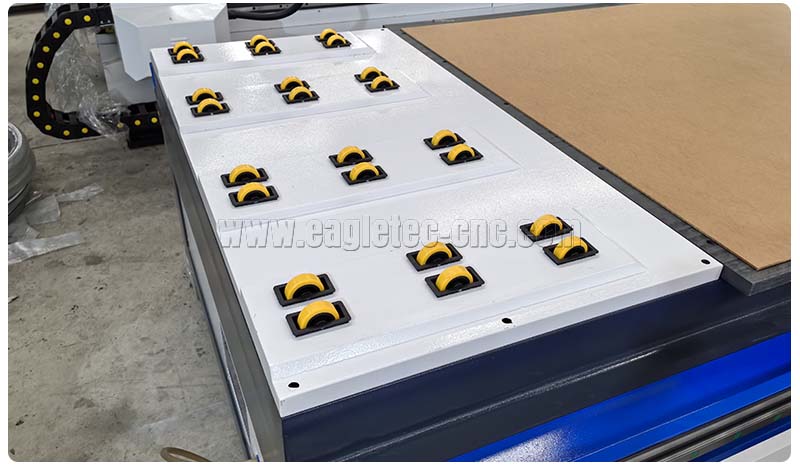 rollers on ATC CNC router table rear end rollers on ATC CNC router table rear end