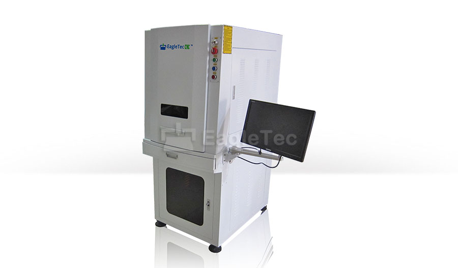 Mini Fiber Laser Marking Machine with Enclosure - EagleTec