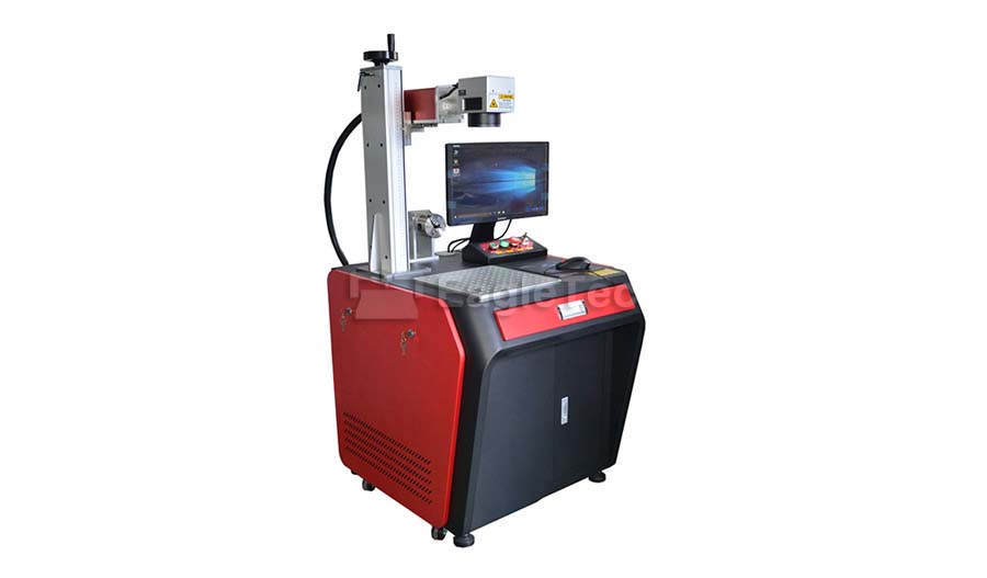 Mini Fiber Laser Marking Machine with Enclosure - EagleTec