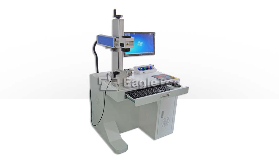 China 20 Watt Fiber Laser Marking Machine with SINO Galvo