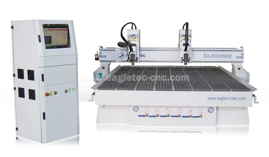 Double Head CNC Router for Slatwall Panel Making