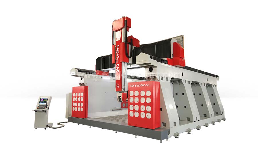 Heavy-Duty 5 Axis CNC Router Machine for Foundry Pattern and Mold Production