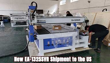 New 4x8 4 Axis CNC Router for Woodworking Shipment to US